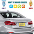 Aootf License Plate Protector- Clear Novelty Number Plate Cover with Silicone Car Tag Frame, Unbreakable Cover to Protect Front or Back License Pl...
