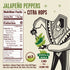 Jalapeño Peppers + Citra Hops Hot Sauce by Alchemy Peppers - Zesty Jalapeño Peppers, Juicy Citra Hops, Agave, Lime, and Garlic - Mild Heat - 5 oz ...