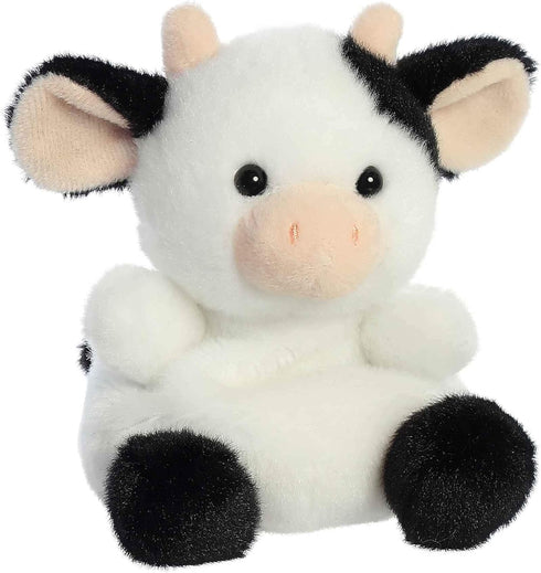 Aurora® Adorable Palm Pals™ Sweetie Cow™ Stuffed Animal - Pocket-Sized Play - Collectable Fun - White 5 Inches...