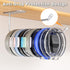 3 Pack Tumbler Lid Organizer, 7.9" Space Saving Tumbler Lid Holder for Yeti Tumbler/Stanley Tumbler/Simple Modern Tumbler Lids, Self-Adhesive or D...