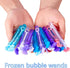 32 Pieces Frozen Bubble Wands,6 Color Mini Snowflake Bubble Wands Kids Party Favors,for Birthday Party,Theme Party,Summer Outdoor Gifts,Christmas ...