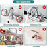 Kitchen Sink Splash Guard, 17.5” X 5.5”Silicone Faucet Splash Guard,Faucet Mat For Kitchen Sink,Sink Faucet Mat,Drip Protector Splash Countertop (...