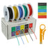 BOJACK 26 AWG Flexible Silicone Wire Electric Wire Hook up Wire Kit 300V Cables with Plus 20 ?3mm Heat Shrink Tubings and a Mini Wire Stripper(5 C...