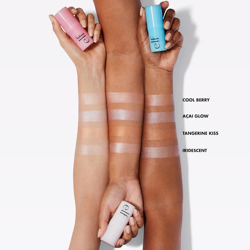 e.l.f. Cosmetics Daily Dew Stick, Cooling Highlighter Stick For Giving Skin A Radiant & Refreshed Glow, Cool Berry...