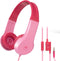 Motorola Moto JR200 Kids Headphones with Microphone - Lightweight Over Ear Wired Foldable Design, Safe Volume Limit 85dB, Audio Splitter for Shari...