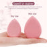BEAKEY Flat Duo Makeup Sponge of 6, Super Soft 0 Latex Blending Sponge for Flawless Application - Liquid, Cream, Powder, Patented Design,Pink...