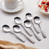 Soup Spoons, Stainless Steel 6.1” Heavy Duty Round Spoons, Dinner Spoon Table Spoon Silverware, Metal Spoon Cutlery Set, 6-Piece...