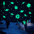 260 PCS Glow in The Dark Stars, Glowing Stars for Ceiling, Star Wall Decals Solar System Space Galaxy Planets Wall Stickers for Kids, Girls Boys R...