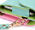 Clutch Wallet with Wristlet and Crossbody Strap for Smartphones or Phablets up to 5.7 Inch - Carrying Case - Frustration-Free Packaging - Teal and...