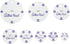 The Quilted Bear Circle Quilting Templates - Set of 8 Non-Slip Acrylic Quilt Templates, Ideal Sewing Products, Quilting Tools & Quilting Templates...