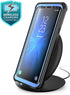 i-Blason Case for Galaxy S9 2018 Release, Ares Full-body Rugged Clear Bumper Case with Built-in Screen Protector (Black/Blue)...