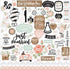 Echo Park Paper Collection Bundle: Our Wedding 12 x 12 Collection Kit + Our Wedding 12 x 12 Cardstock Elements Sticker Sheet...