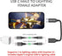 for Lightning to USB C Adapter, Only Supports 60W PD Fast Charging and Data Transfer for 15/15 Pro/15 Plus/15 Pro Max and Other USB C Devices-Blac...