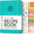 GoGirl Recipe Book – Blank Cookbook to Write In Your Own Recipes – Empty Cooking Journal for Family Recipes – Personalized Recipe Notebook – Hardc...