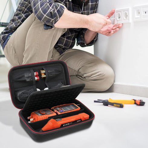 Carrying Case for Klein Tools ET310 AC Circuit Breaker Finder & 80041 Outlet Repair Tool Kit & RT250 for GFCI Receptacle Tester, Electrical Tools ...