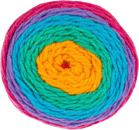 Yarn Bee 4 - Medium Yarn for Crocheting & Knitting – Soft Yarn Skein – 302 Yards of Acrylic,Metallic Polyeste Yarn for Crocheting Blankets, Hats, ...