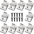 10PCS Belt Clips for Dewalt, Anglecai Drill Tool Clips Hook Kit 304 Stainless Steel Drill Belt Clips with Screws for Dewalt N268241 Fit for 20V Po...
