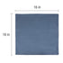 CleanAide® Suede Microfiber Cloth Towel, 16 by 16 Inches, Blue, 12 Pack...