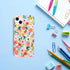 J.west iPhone 13 Case 6.1, Soft Shockproof Cute Floral Phone Protective Cover for Women, Garden Flower Pattern Design Slim Fit Anti-Scratch Phone ...