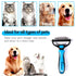 Pet Grooming Brush and Metal Comb Double Sided Long Hair Pet Undercoat Cleaner Knotting Comb for Cats for Dogs and Pet Cats Removes Mats and Lint ...