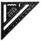 Beslands Aluminum 7-inch Rafter Square Carpenter Layout Tool Alloy Triangle Ruler Protractor ?Imperial?...