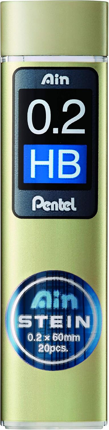 Pentel C272W-HB AIN STEIN Mechanical Pencil Lead 20 Lead...