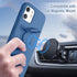 Hython Case for iPhone 12 Case & iPhone 12 Pro Case with Ring Stand, 360° Rotatable Ring Holder Magnetic Kickstand, Shockproof Rubber Protective P...
