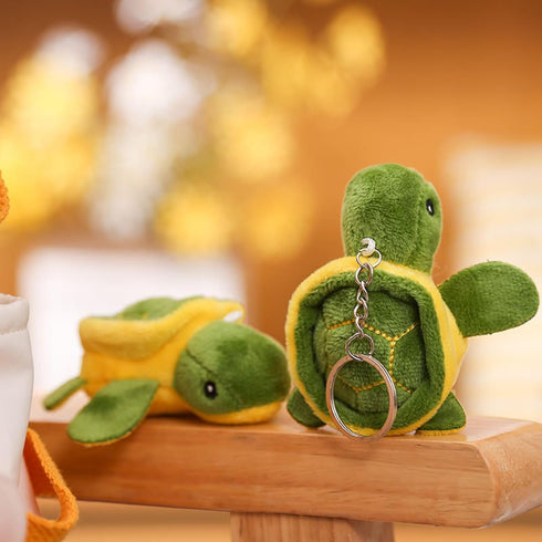 Green Turtle Stuffed Mini Sea Turtle Animal Plush Turtle Adorable Cute Stuffed Animal Party Decorations for Adults for Birthday Gift Bag Accessori...