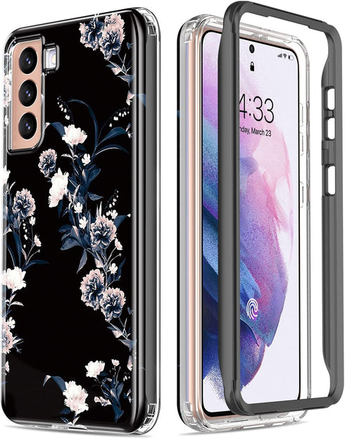 ESDOT for Samsung Galaxy S21 Case,Military Grade Passing 21ft Drop Test,Rugged Cover with Fashionable Designs for Women Girls,Shockproof Protectiv...