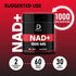 NAD+ Supplement 1000 mg - Pure NAD Supplement - Energy and DNA Repair, Aging Defense, Brain Function - 60 Capsules...