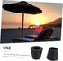2 Pcs Rubber Umbrella Ring Patio Table Umbrella Poles Smaller Umbrella Pole Patio Parasol Hole Ring Plug Umbrella Base Patio Umbrella Hole Ring Um...