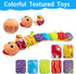 Baby Toys for 0-3-6-12 Months,Musical Caterpillar Infant Toys with Rattle Crinkle Squeakers,Stuffed Animal Tummy Time Toys Plush Crawling Newborn ...