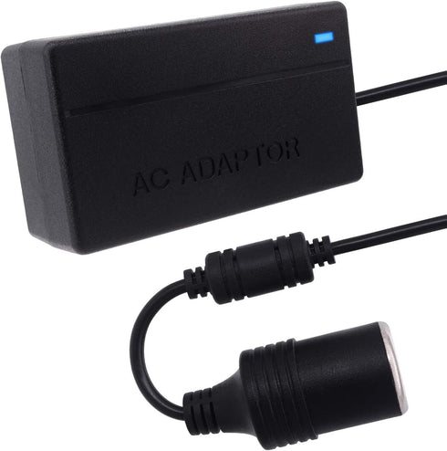 110V AC to DC 12V 2A Power Converter - 100V-250V AC Wall Plug to 12V DC Car Cigarette Lighter Socket Transformer for Car GPS Dash Cam FM Transmitt...