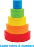 Kidoozie Musical Stack & Learn Rainbow - Stacking Activity Toy for Infants and Toddlers 6-24M - Motion Activated Lights and Sounds - Encourages Ea...