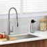 AIKE 15fl.oz Stainless Steel Liquid Soap Dispenser for Dish and Hand Soap...