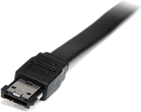 StarTech.com Shielded External eSATA Cable - eSATA cable - Serial ATA 150 - eSATA (M) to eSATA (M) (3 ft) - black (ESATA3)...