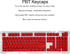 PBT Keycaps, 108 Keys P9 Mechanical Keyboard Key Backlit Key Character Translucent Key DIY Keycaps,for 61/64/87/104/108 Key Mechanical Keyboards(r...