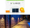 Incredalight - Solarize Waterproof Outdoor Solar Gutter Lights (4 Lights), LED Warm Light for Outside Use: Gutter, Roof, Fence, Patio, Porch, Gard...