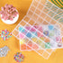 Eppingwin 28 Grids Bead Organizer, Craft Organizers and Storage, Acrylic Organizers, Plastic Bead Organizer Box for Crafts Organizing Storing...