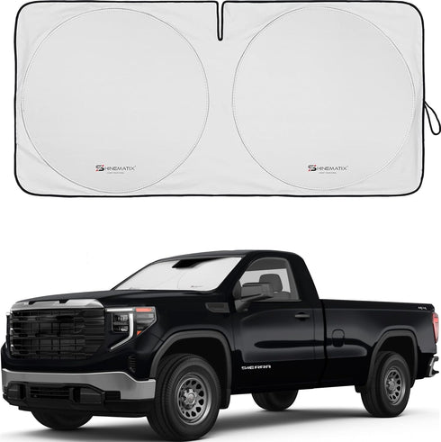 1-Piece Windshield Sunshade Foldable Car Front Window Sun Shade for Most Cars SUV Truck - Best Heat Shield Auto Reflector Cover - Blocks Max UV Ra...