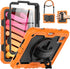 SEYMAC Case for iPad Mini 6 8.3 Inch, Full-Body Shockproof Protective Case with Screen Protector, 360° Rotating Stand, Hand/Shoulder Strap and Pen...