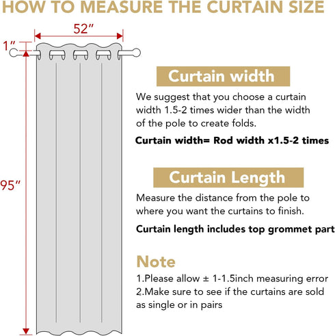 H.VERSAILTEX Linen Blackout Curtain 96 Inches Long for Bedroom/Living Room Thermal Insulated Grommet Linen Look Curtain Drapes Primitive Textured ...