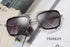 FEISEDY Retro 70s Pilot Sunglasses Tony Sunglasses Trendy Women Square Sun Glasses B2510...