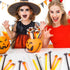 30 Pcs Halloween Pens, Pumpkin Skull Heads Ghost Bat Shape Pens, 0.5 MM Bulk Black Rollerball Pen for Halloween Thanksgiving Party Supplies School...