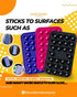 The Cool Grip - Suction Cup Phone Mount, Suction Phone Case, Phone Sticky Grip, Phone Suction Grip, Sticky Phone Case, Phone Holder, Silicone Suct...