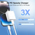 for Apple Watch Charger, 2 in 1 for iPhone Watch Charger Cable with USB C Charger Block Wall, for iPhone and i·Watch Wireless Charger Compatible w...