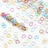 About 7200pcs 24 Colors Jump Rings Jewelry Findings 6mm Jewelry Open Jump Rings for Choker Bracelets Necklaces Chain Jewelry Making...