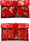 2-Pack Silk Red Envelopes, Dragon and Phoenix Embroidered Chinese Red Pocket, Lucky Money HongBao Card Cash Envelope for New Year Spring Festival ...