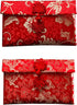 2-Pack Silk Red Envelopes, Dragon and Phoenix Embroidered Chinese Red Pocket, Lucky Money HongBao Card Cash Envelope for New Year Spring Festival ...