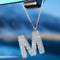 Bling Car Letter Charm, Rear View Mirror Ornament Cute Hanging Crystal Pendant Bling Car Accessories, Lucky Diamond Rhinestone Women Charm Auto De...